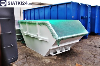 Siatki Wieliczka - Siatka przykrywająca na kontener - zabezpieczenie przewożonych ładunków dla terenów Wieliczki